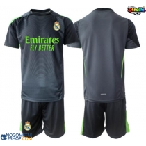 Otroški Nogometni dresi Real Madrid Vratar Tretji 2025-26 Kratek Rokav (+ Kratke hlače)